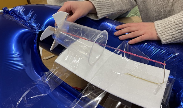 Antrieb des Luftschiffes