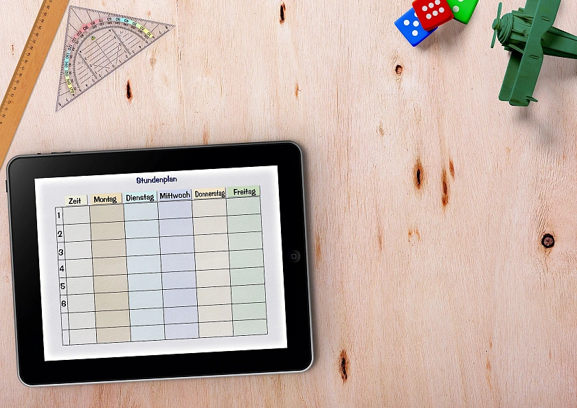 Stundenplan Tablet